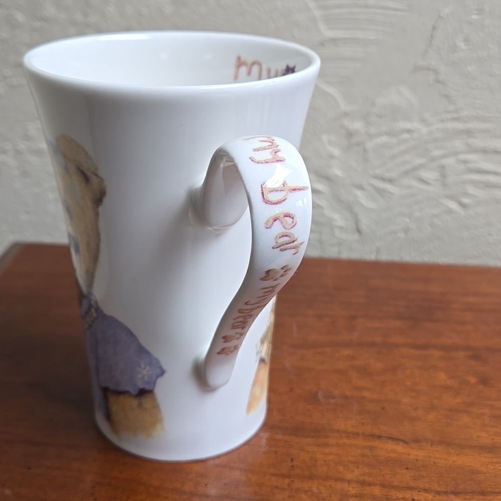 ROY KIRKHAM SET OF 2 BONE CHINA "MY BEAR" MUGS - Picture 10 of 14
